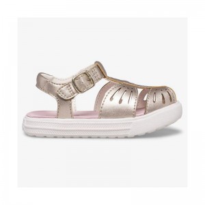 Keds Big Kid's Daphne Butterfly Sandal Çocuk Pembe Altın | GTBZQ-1247