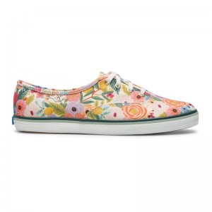 Keds Champion Rifle Paper Co. Garden Party Linen Canvas Kadın Renkli | SIKQO-0978