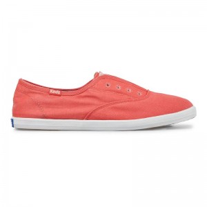 Keds Chillax Washable Twill Rose Kanvas Makosen Ayakkabı Kadın Pembe | SXDBU-9657