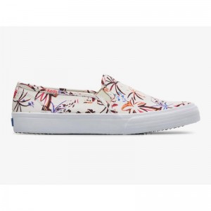 Keds Double Decker Island Print Makosen Ayakkabı Kadın Pembe | OLEPF-8725