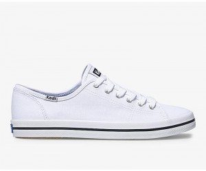 Keds Kickstart Kanvas Canvas Kadın Beyaz | VQLZS-0386