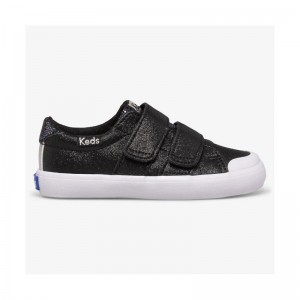 Keds Little Kid's Courtney HL Sneaker Çocuk Siyah | TVNEA-8479