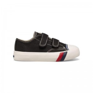 Keds Little Kid's Royal Lo HL Sneaker Çocuk Siyah | WXOZK-0598