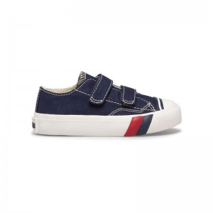 Keds Little Kid's Royal Lo HL Sneaker Çocuk Lacivert | WDXZG-6920