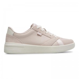 Keds The Court Deri/Süet Leather Sneakers Kadın Açık Pembe | NRKOV-4957