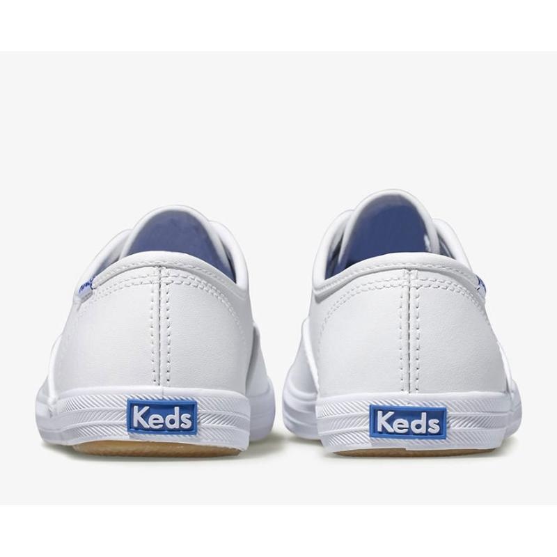 Keds Big Kid's Champion CVO Deri Sneaker Çocuk Beyaz | BCSRZ-9761