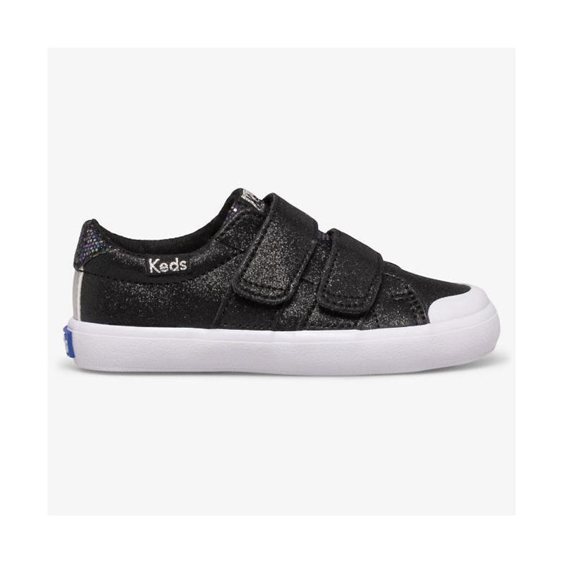 Keds Big Kid\'s Courtney HL Sneaker Çocuk Siyah | UQWPA-5396