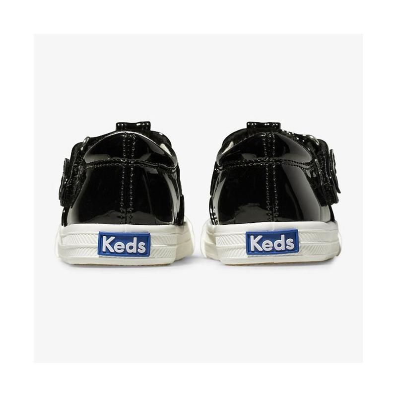 Keds Big Kid's Daphne Rugan Sneaker Çocuk Siyah | UOVLW-6453