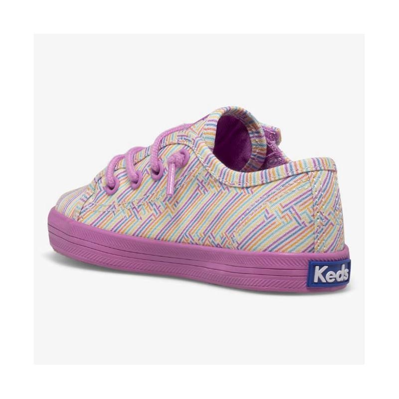 Keds Big Kid's Kickstart Seasonal Jr Sneaker Çocuk Multicolor/Violet | GTLVB-0827