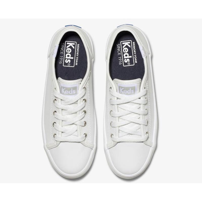 Keds Big Kid's Kickstart Sneaker Çocuk Beyaz | UZFHD-1982