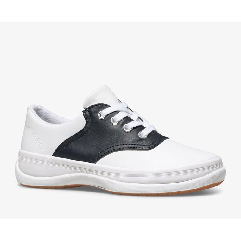 Keds Big Kid's School Days Sneaker Çocuk Beyaz Lacivert | XDHEN-3605