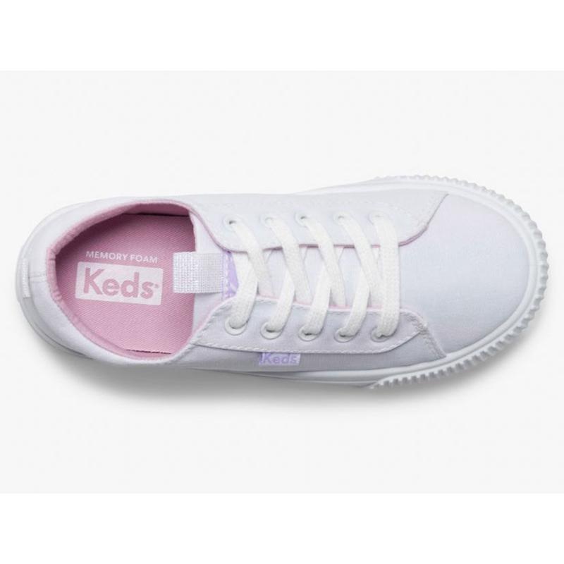 Keds Big Kid's Triple Step Sneaker Çocuk Beyaz | LZHKQ-6734