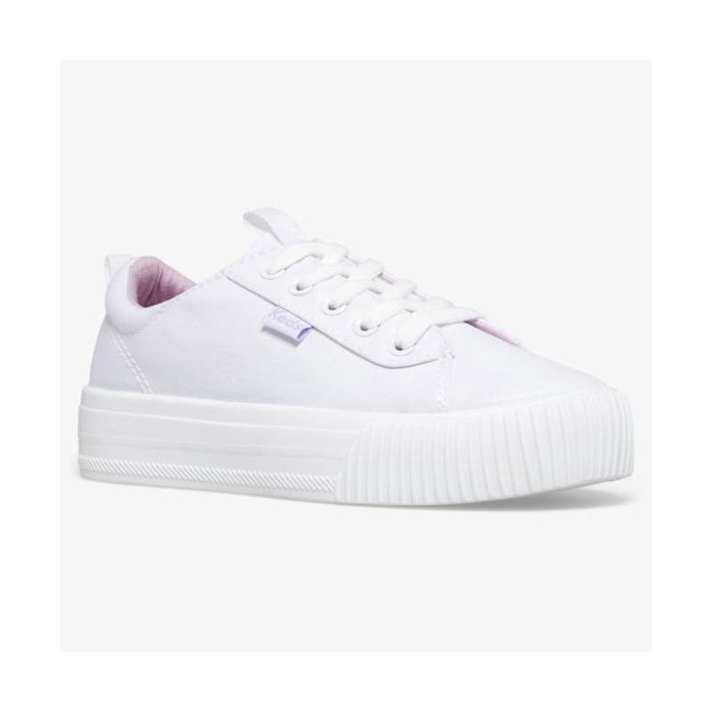 Keds Big Kid's Triple Step Sneaker Çocuk Beyaz | LZHKQ-6734