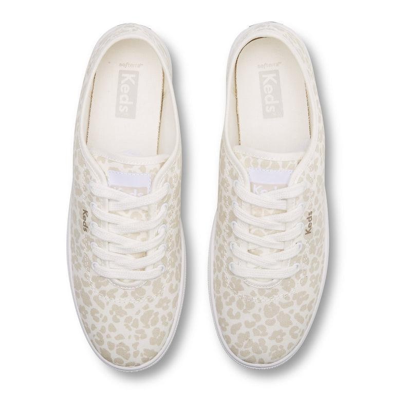 Keds Breezie Kanvas Spot Print Tan Canvas Kadın Tan/Multicolor | BLPER-7435