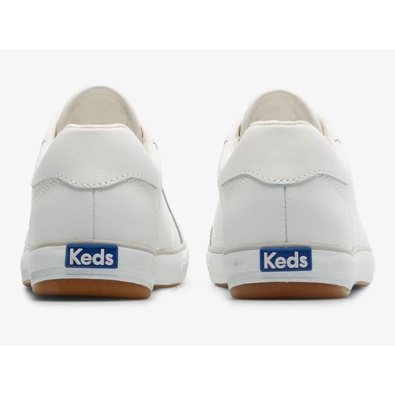 Keds Center III Deri Lace Ups Kadın Beyaz | BPDKX-9123