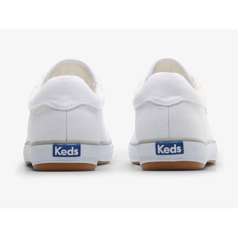 Keds Center III Kanvas Lace Ups Kadın Beyaz | WBCKO-1309