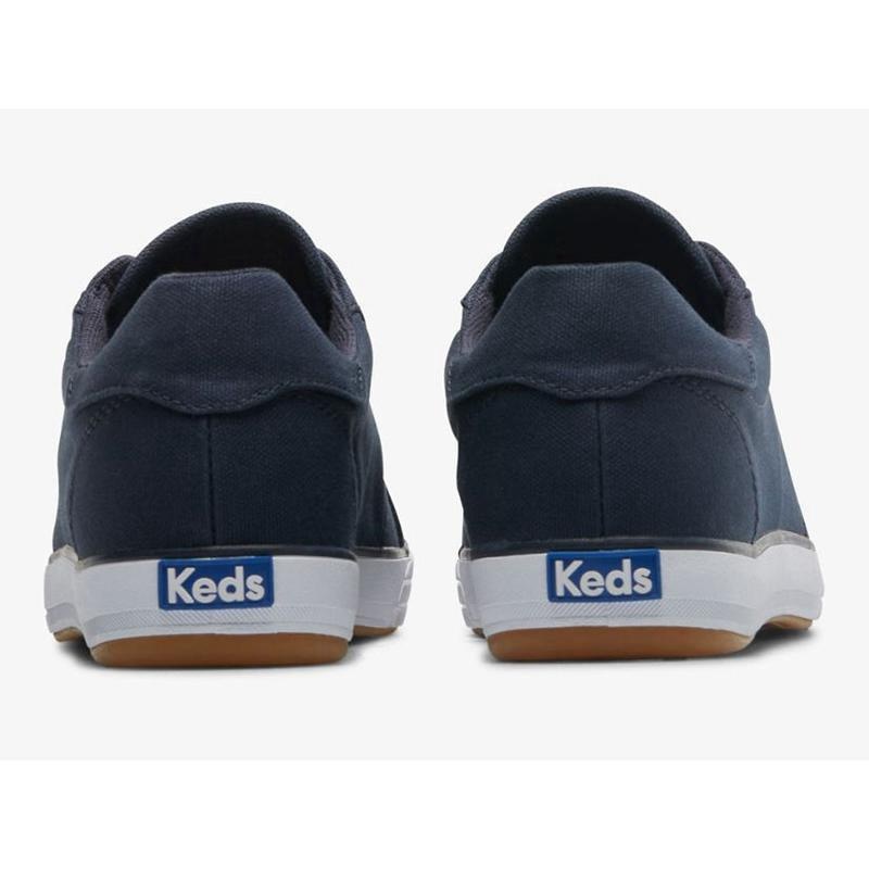 Keds Center III Kanvas Lace Ups Kadın Lacivert | XBWVJ-0416