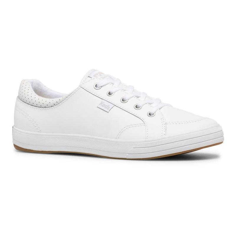 Keds Center II Deri Leather Sneakers Kadın Beyaz | OGBZK-8357