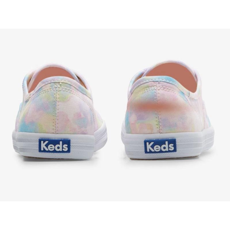 Keds Champion Abstract Print Lace Ups Kadın Pembe | KWCID-9603