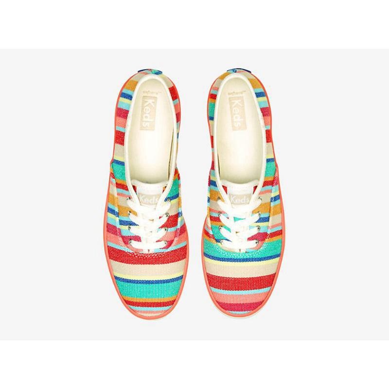 Keds Champion Eco-Friendly Lace Ups Kadın Pembe Renkli | DRQBV-4675