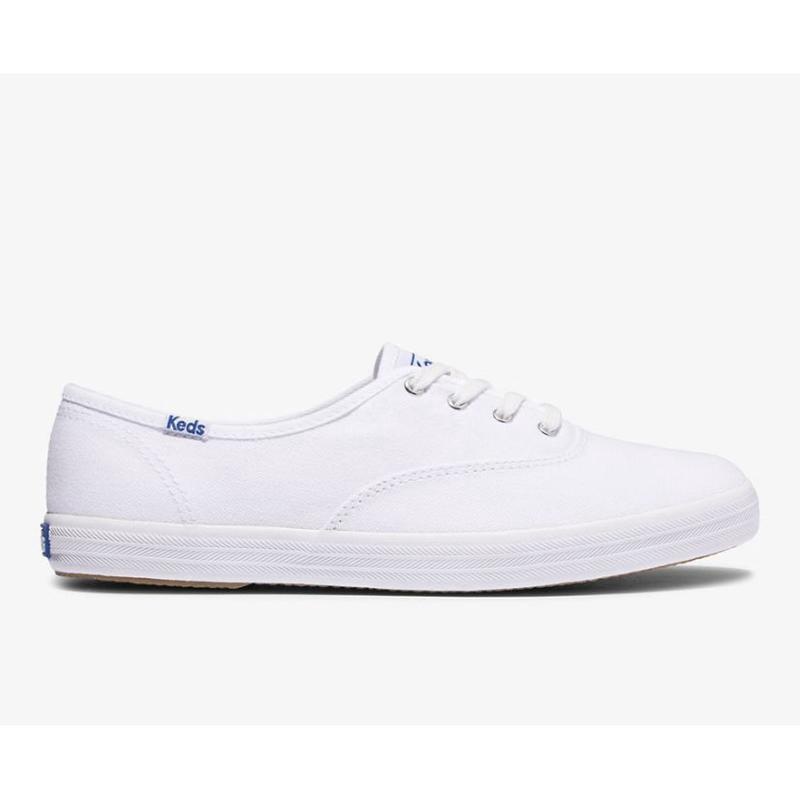 Keds Champion Feat. Organic Pamuklu Lace Ups Kadın Beyaz | PTQHO-5461