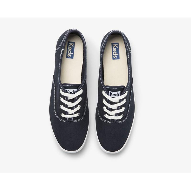 Keds Champion Feat. Organic Pamuklu Lace Ups Kadın Koyu Lacivert | MZAIF-4301