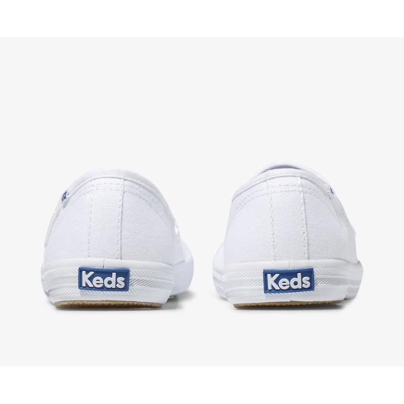 Keds Champion Kanvas Makosen Ayakkabı Kadın Beyaz | QODGW-6852