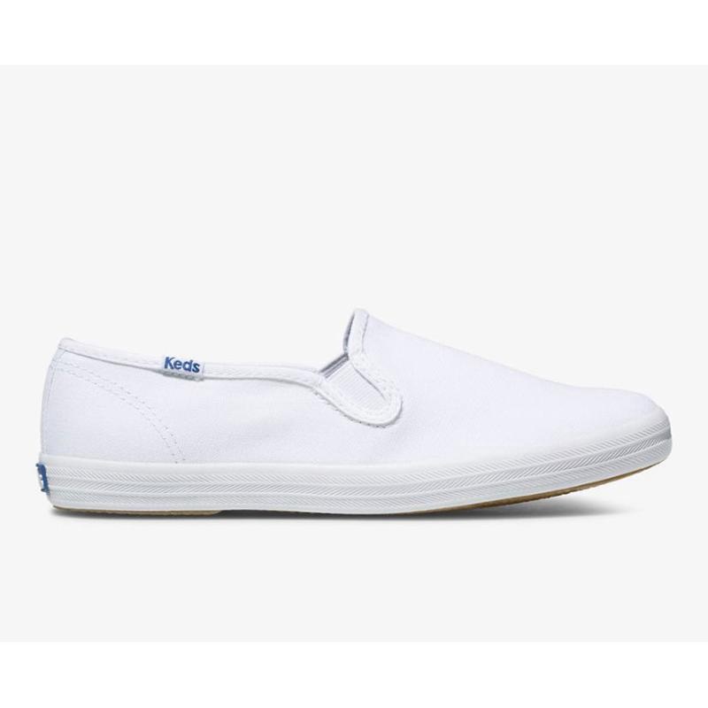 Keds Champion Kanvas Makosen Ayakkabı Kadın Beyaz | QODGW-6852