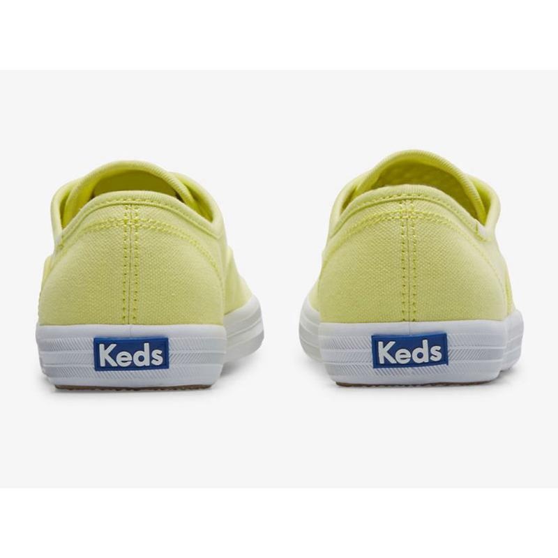 Keds Champion Kanvas Seasonal Washable Lace Ups Kadın Greenyellow | NISWA-7302