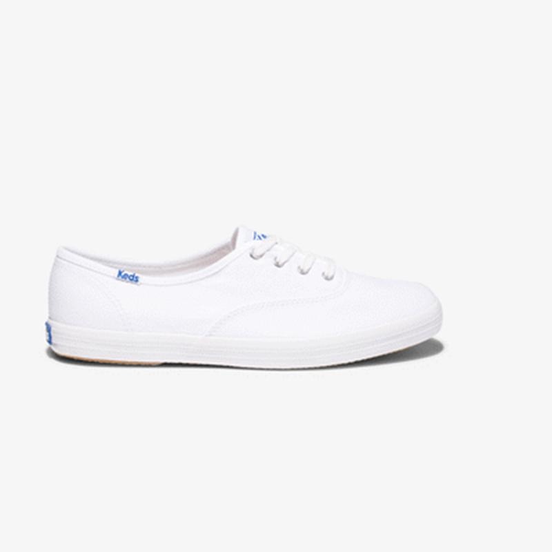 Keds Champion Organic Pamuklu Canvas Kadın Beyaz | UWALG-8310