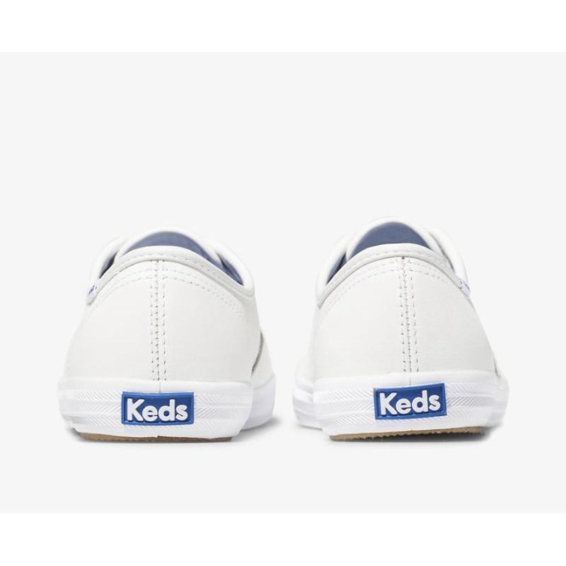 Keds Champion Orjinal Deri Lace Ups Kadın Beyaz | SCXIE-0832