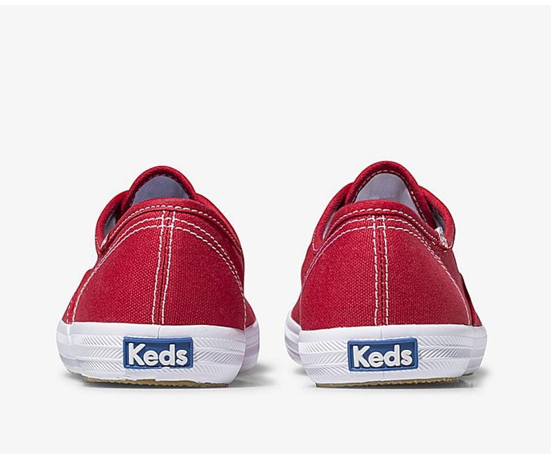 Keds Champion Orjinal Geniş Fit Canvas Kadın Kırmızı | MAJDS-7506