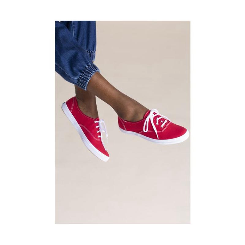 Keds Champion Orjinal Lace Ups Kadın Kırmızı | FBYHV-3641