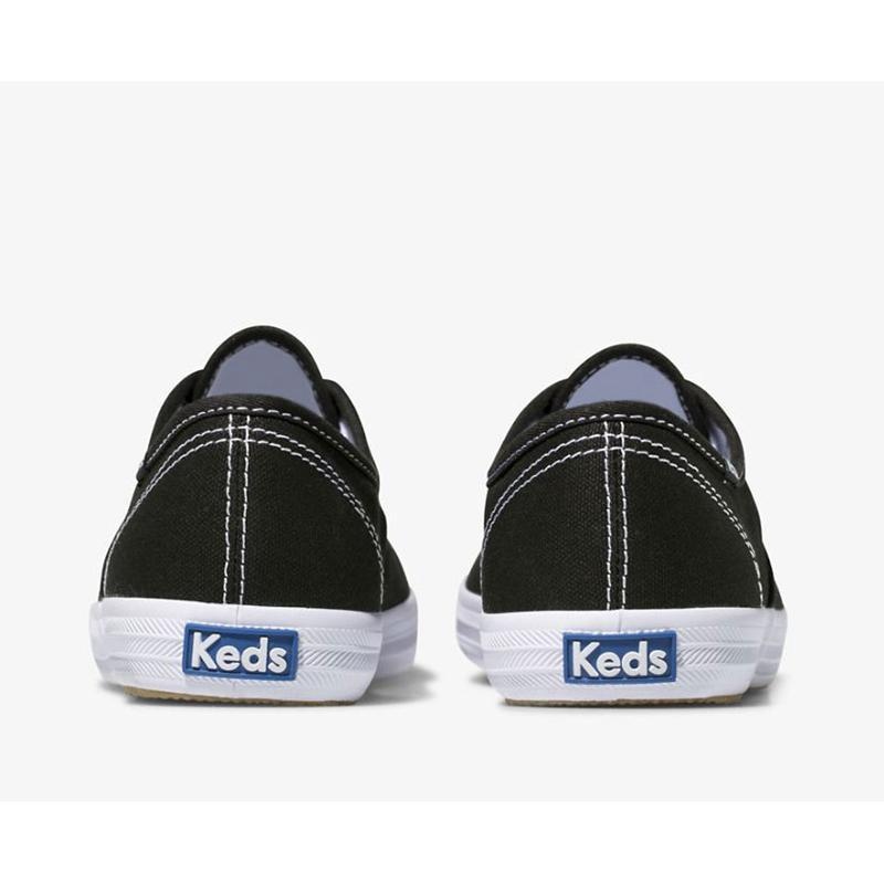 Keds Champion Orjinal Lace Ups Kadın Siyah | RMCNS-1932