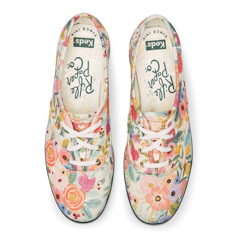 Keds Champion Rifle Paper Co. Garden Party Linen Prints Kadın Renkli | OWGBJ-7215