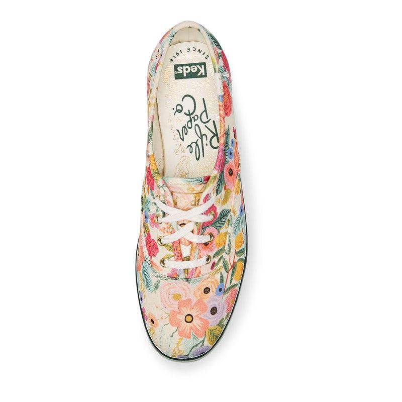 Keds Champion Rifle Paper Co. Garden Party Linen Prints Kadın Renkli | OWGBJ-7215