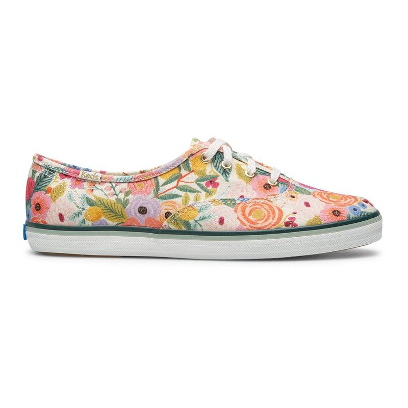 Keds Champion Rifle Paper Co. Garden Party Linen Prints Kadın Renkli | OWGBJ-7215