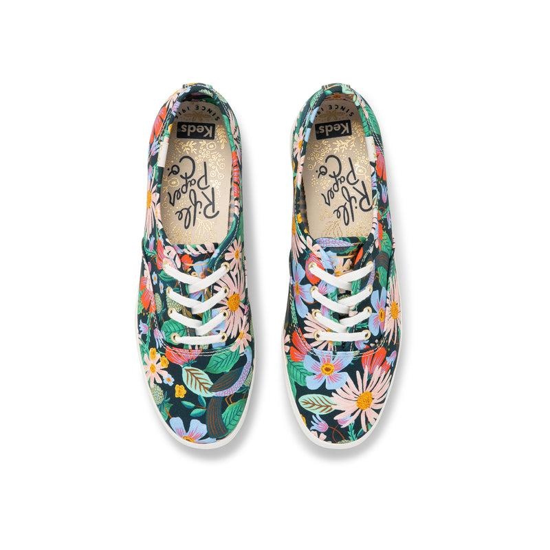 Keds Champion Rifle Paper Co Dovecoat Canvas Kadın Navy/Multicolor | IOZAC-3971