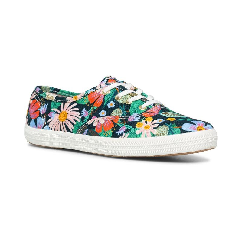 Keds Champion Rifle Paper Co Dovecoat Canvas Kadın Navy/Multicolor | IOZAC-3971