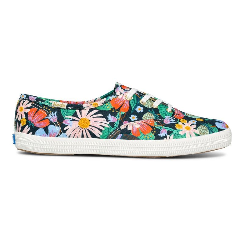 Keds Champion Rifle Paper Co Dovecoat Canvas Kadın Navy/Multicolor | IOZAC-3971