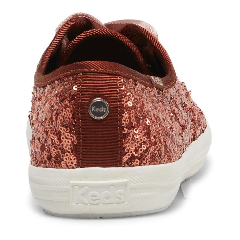 Keds Champion Sequins Cel Burnt Sienna Canvas Kadın Mercan | HOFQC-5967