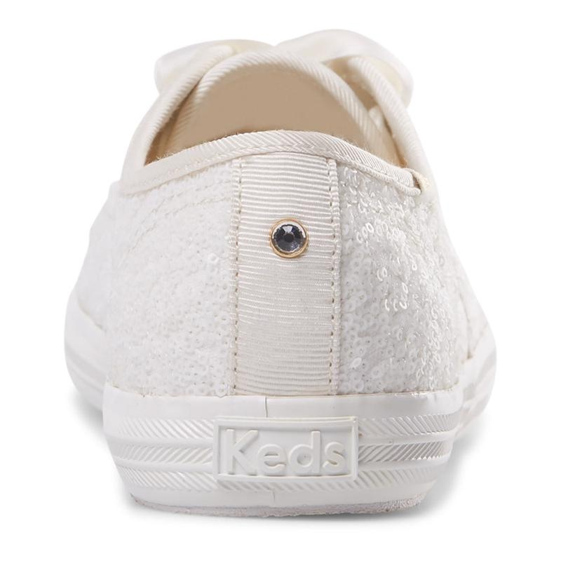 Keds Champion Sequins Cel Off Canvas Kadın Beyaz | IOFPR-0156