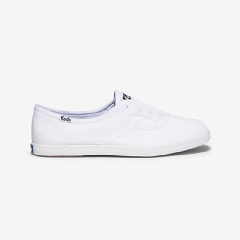 Keds Chillax Kanvas Twill Canvas Kadın Beyaz | RKQTV-8452