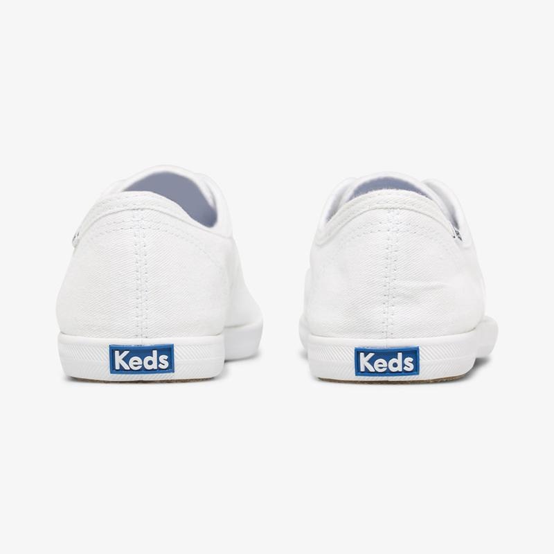 Keds Chillax Kanvas Twill Canvas Kadın Beyaz | RKQTV-8452