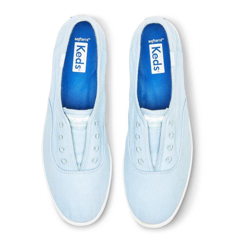 Keds Chillax Twill Washable Kanvas Light Canvas Kadın Açık Mavi | QHLBF-5023