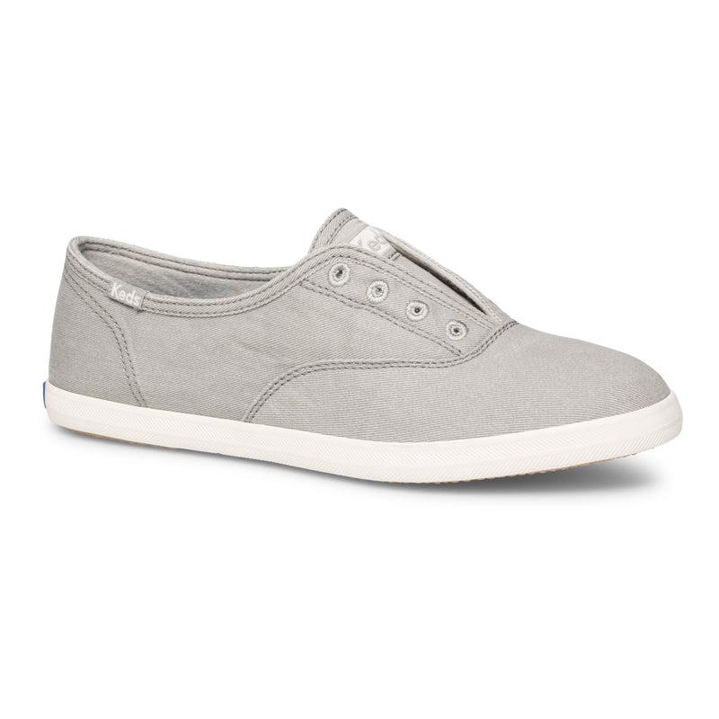 Keds Chillax Washable Kanvas Twill Drizzle Canvas Kadın Gri | FPVTI-2790