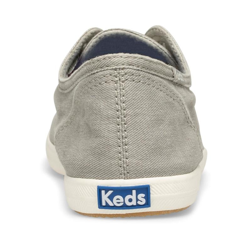 Keds Chillax Washable Kanvas Twill Drizzle Canvas Kadın Gri | FPVTI-2790