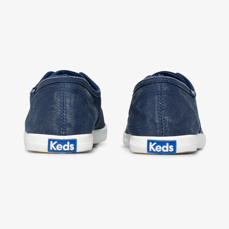 Keds Chillax Washable Kanvas Twill Makosen Ayakkabı Kadın Lacivert | PQBUY-5837