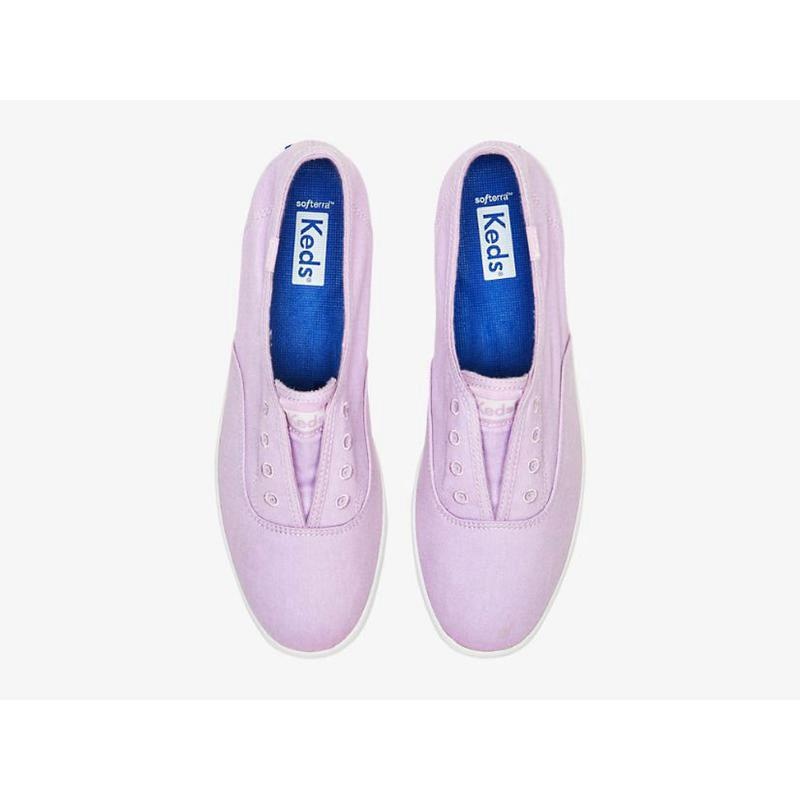 Keds Chillax Washable Twill Makosen Ayakkabı Kadın Mor | XENBM-5983