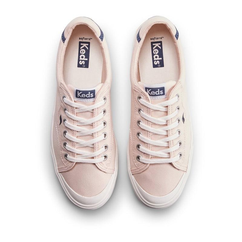 Keds Crew Kick 75 Kanvas Varsity Canvas Kadın Pembe | OJSCK-8630